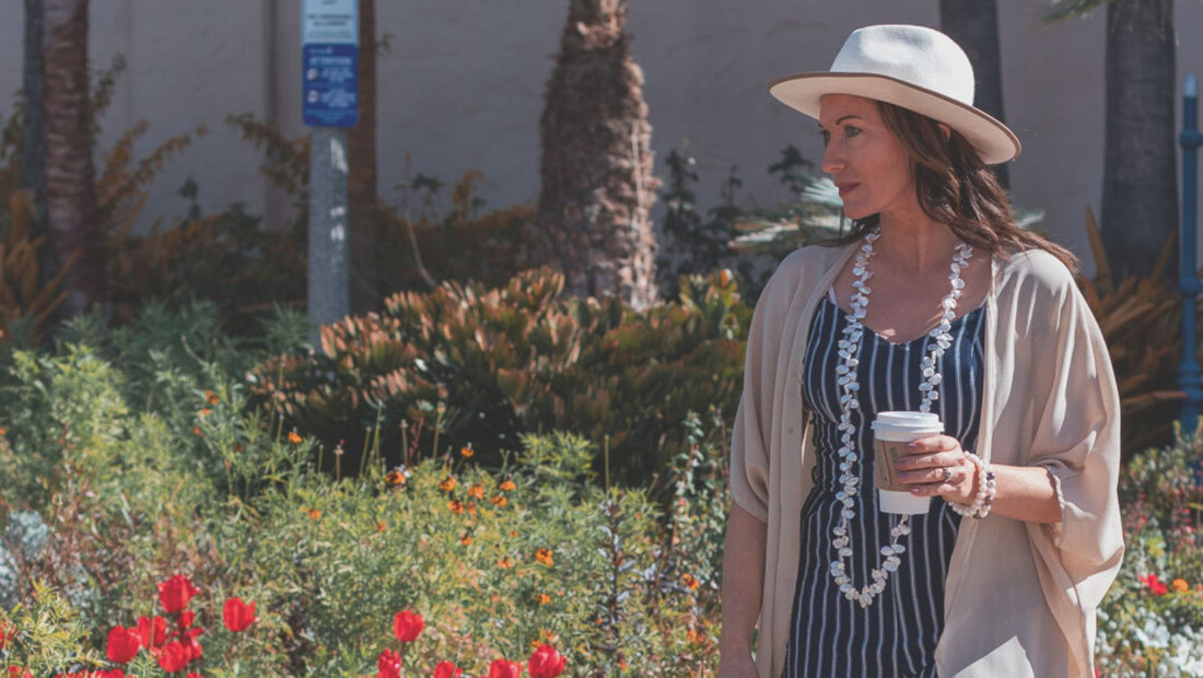 how to style long necklaces