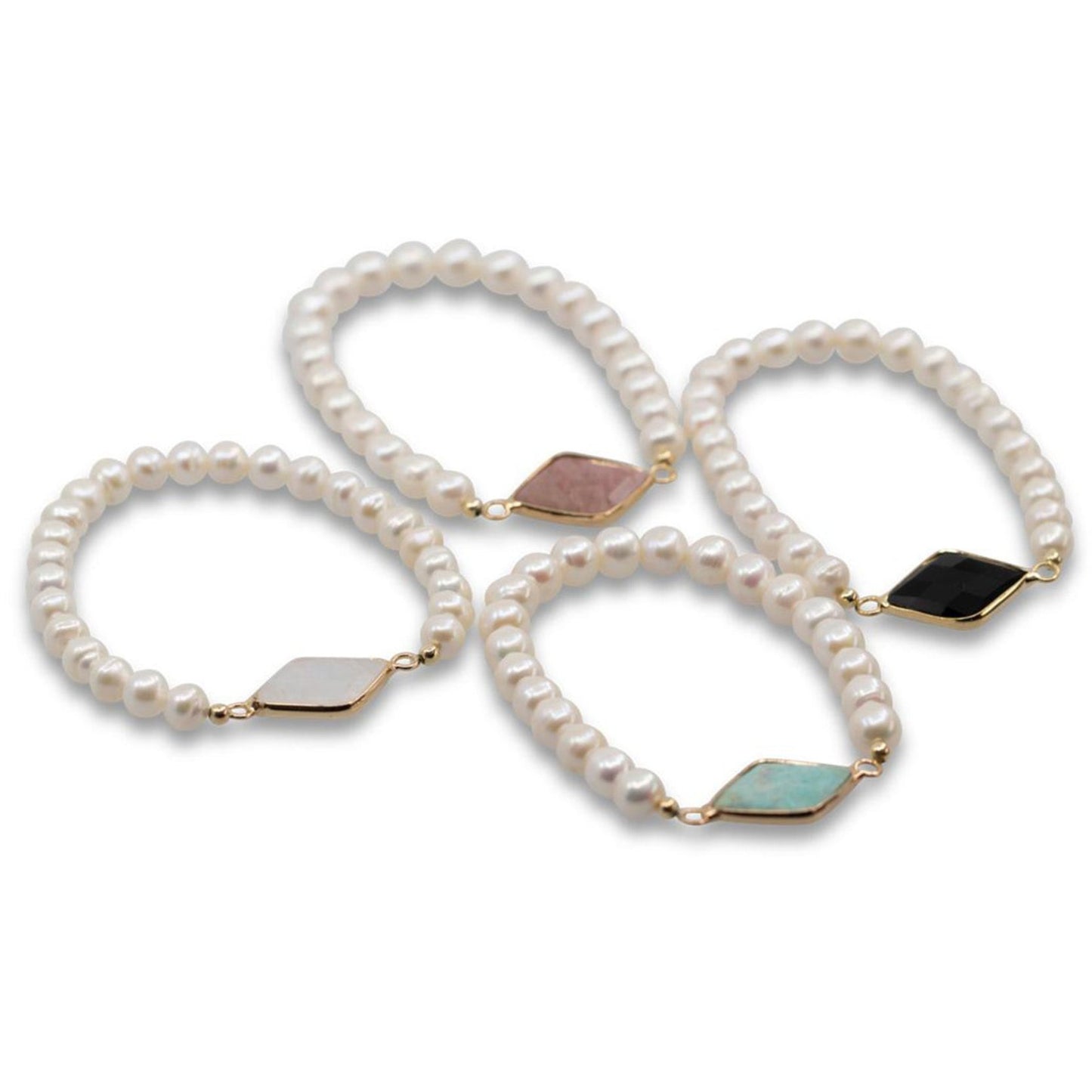 Rio - Freshwater Pearl Stretch Bracelet