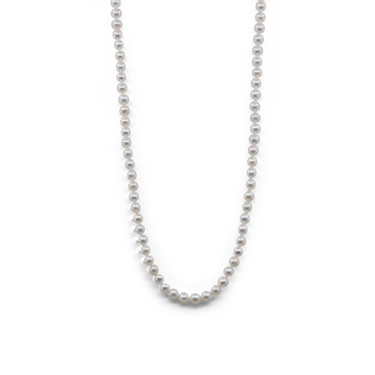 Emily - White Freshwater Pearl Necklace