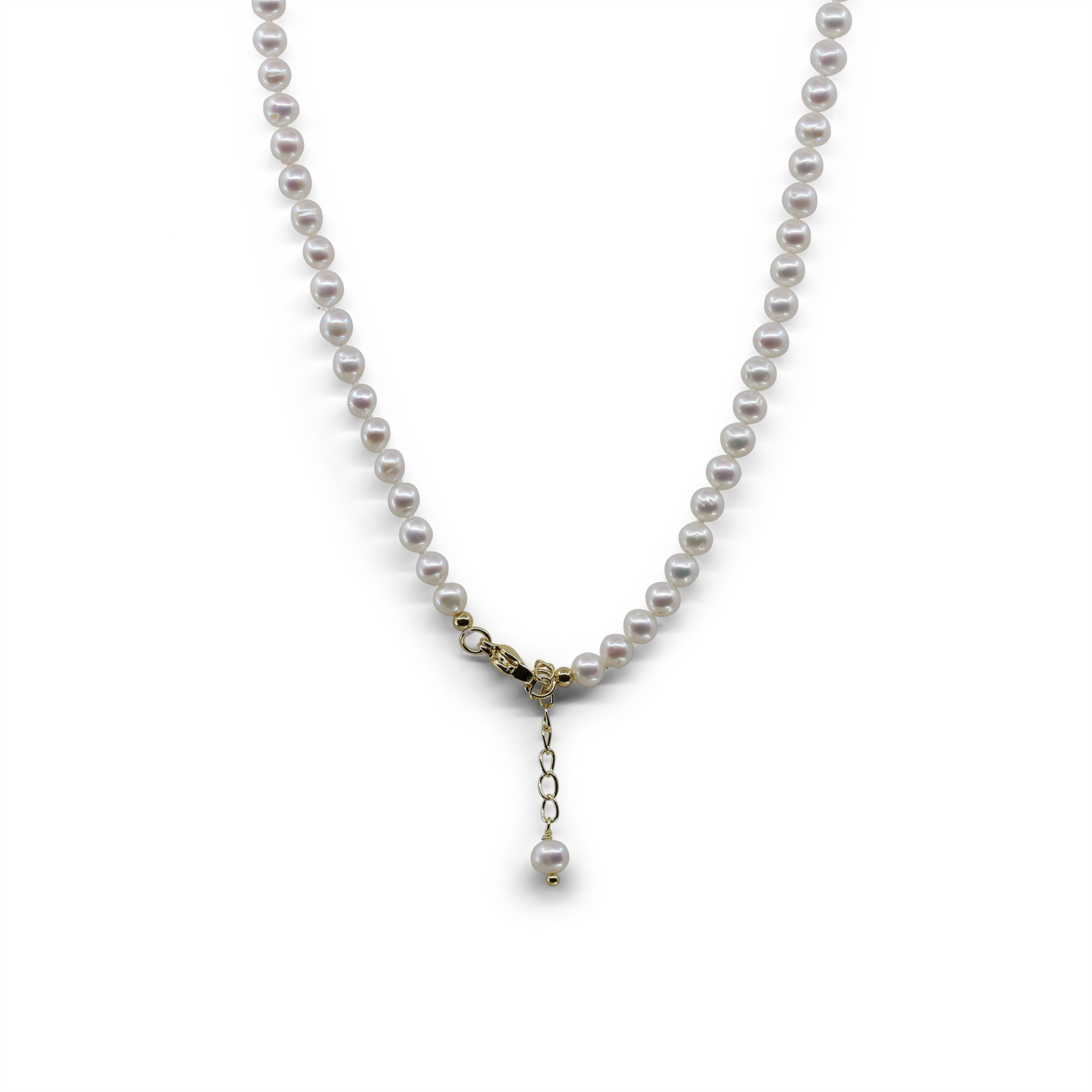 Emily - White Freshwater Pearl Necklace
