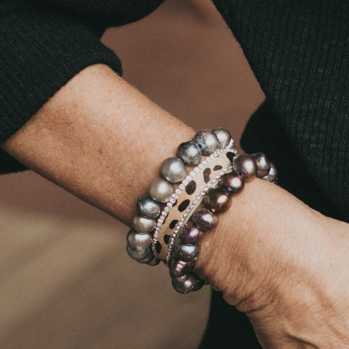 Euphrates - Freshwater Pearl Stretch Bracelet
