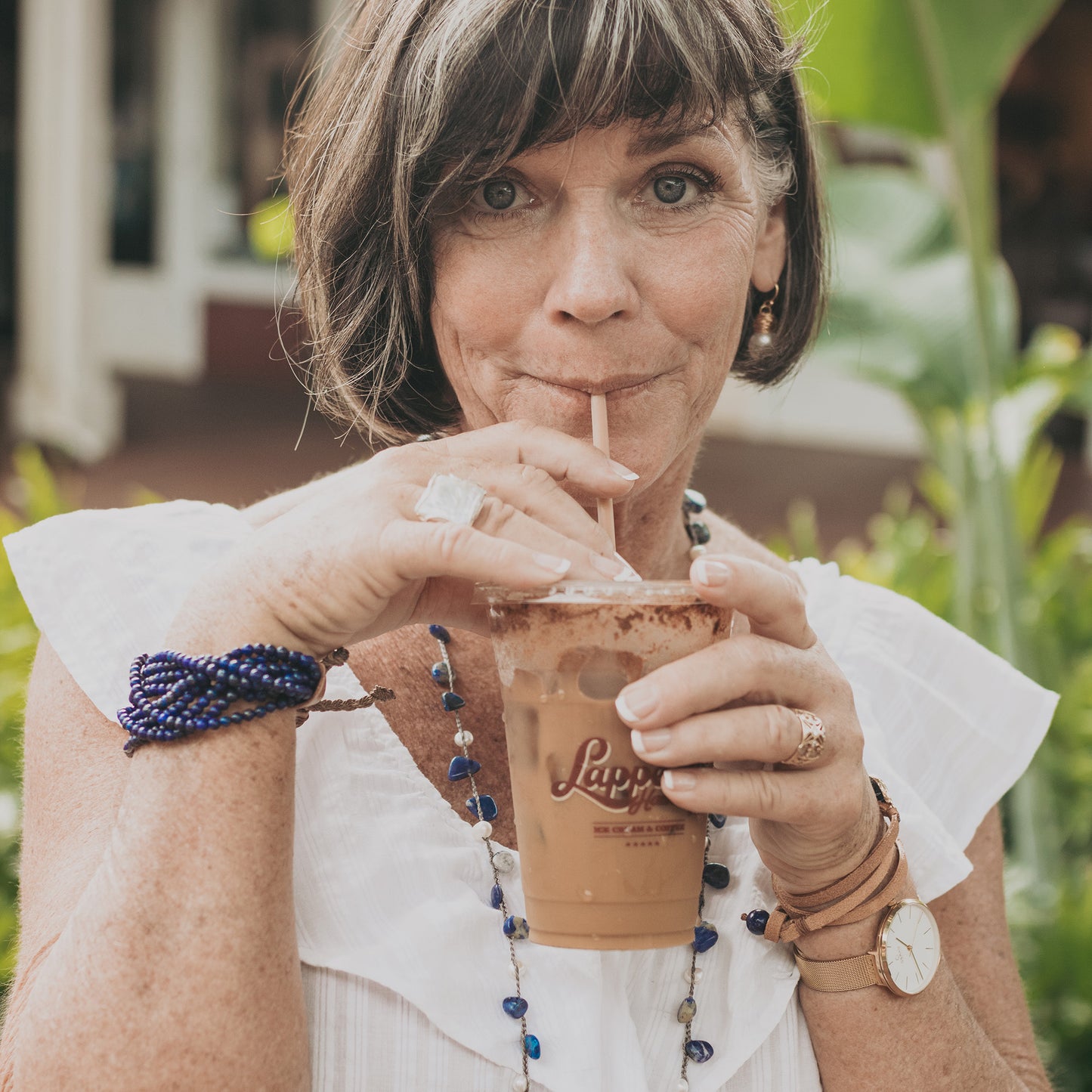 Scotia - Adjustable Multi-Strand Stone Bracelet