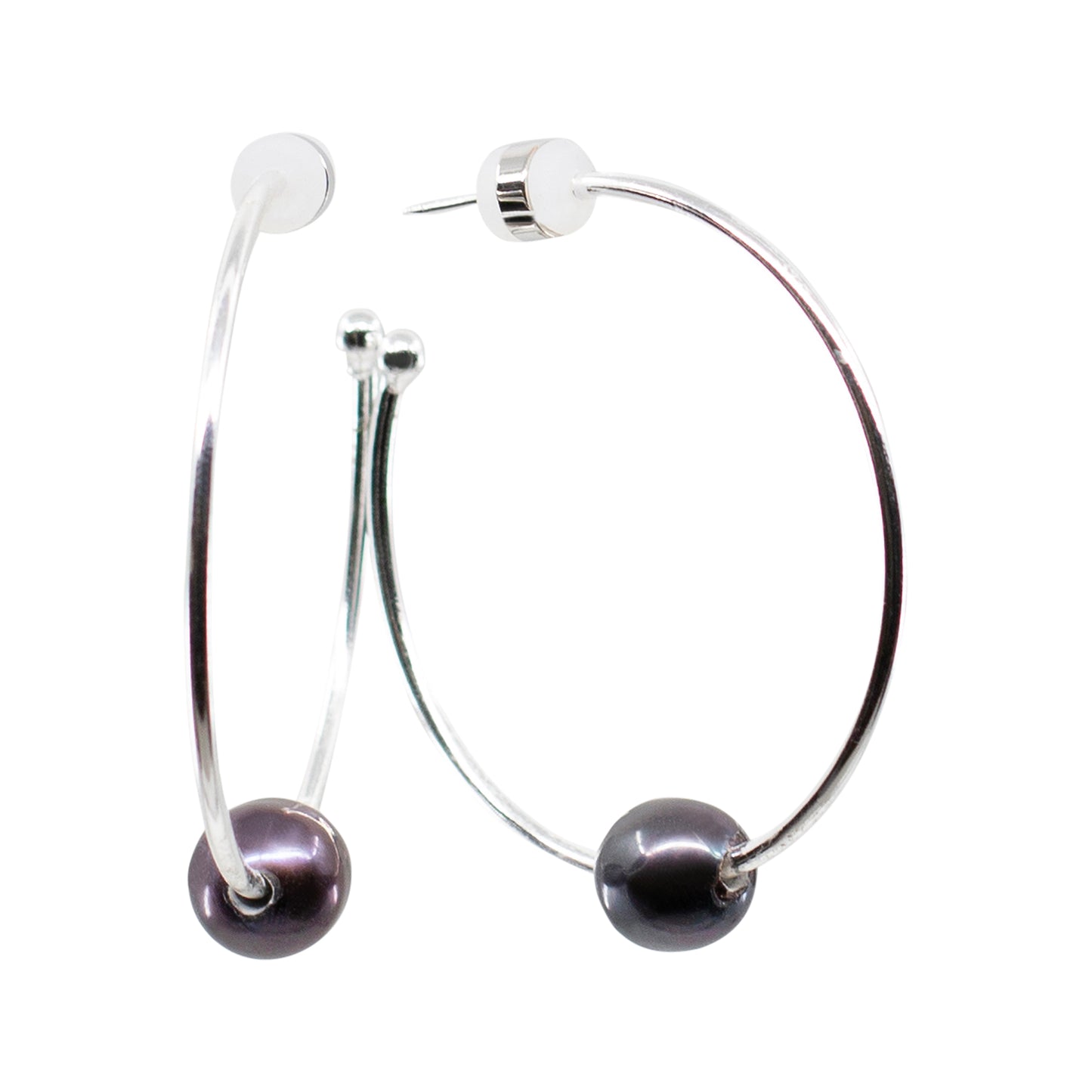 Alley - Freshwater Pearl Hoop Earrings