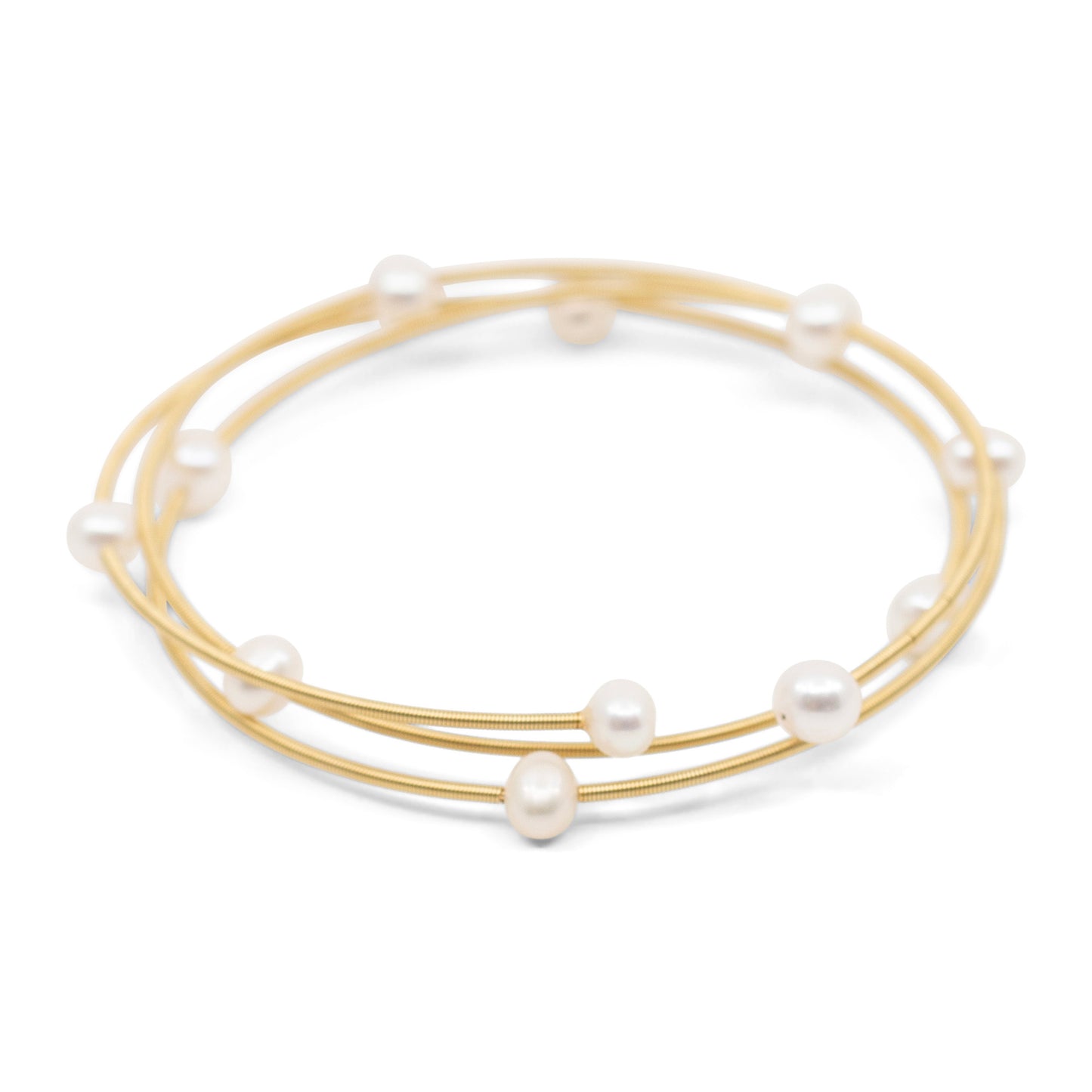 Biscayne - Gold-Tone and Freshwater Pearl Bracelet