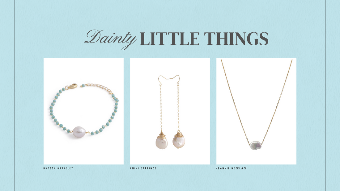 Our Favorite Dainty Jewelry Featuring Freshwater Pearls