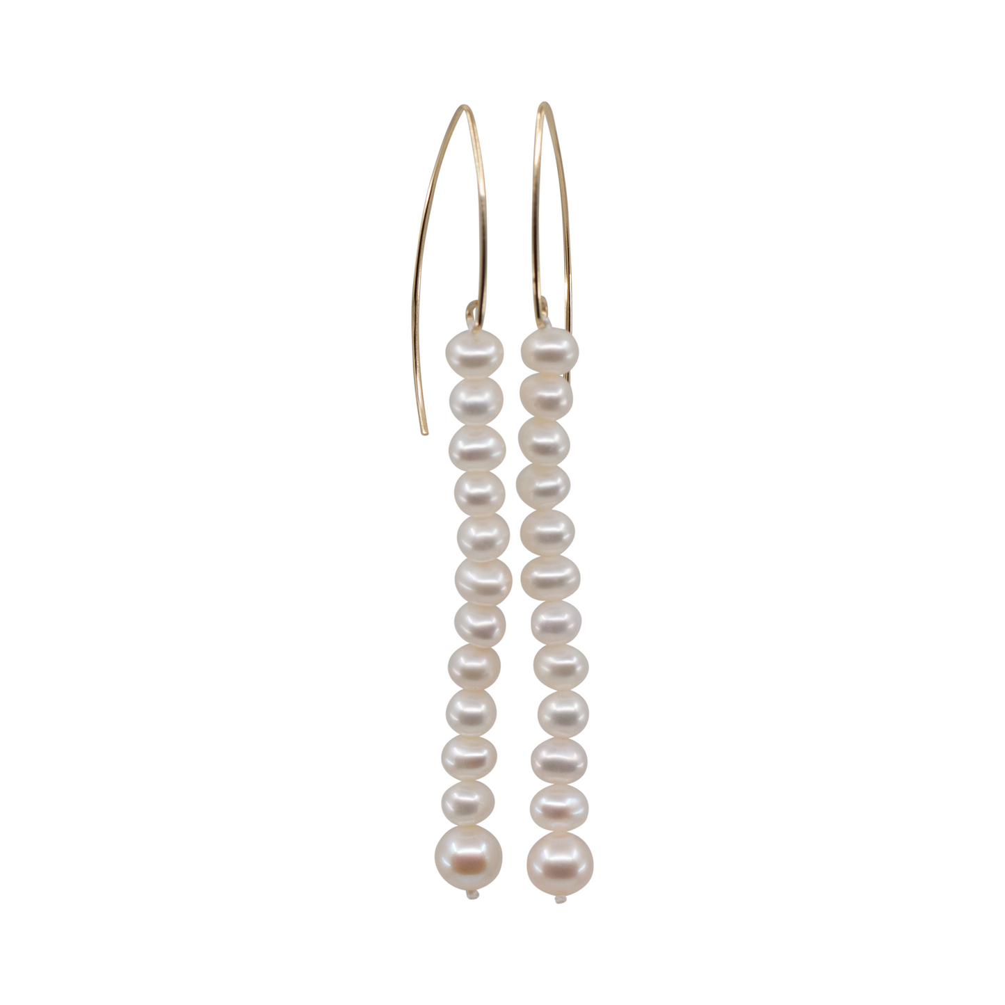 Anela - Gold-Tone Freshwater Pearl Drop Earrings