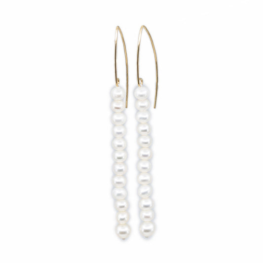 Anela - Gold-Tone Freshwater Pearl Drop Earrings