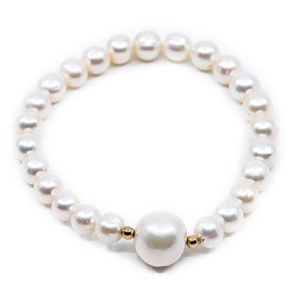 Bandama - Freshwater Pearl Stretch Bracelet