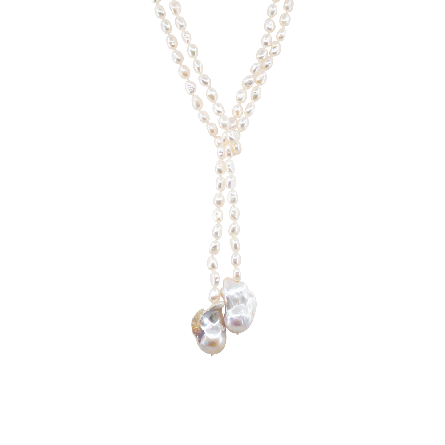 Denise Necklace (White Pearls)