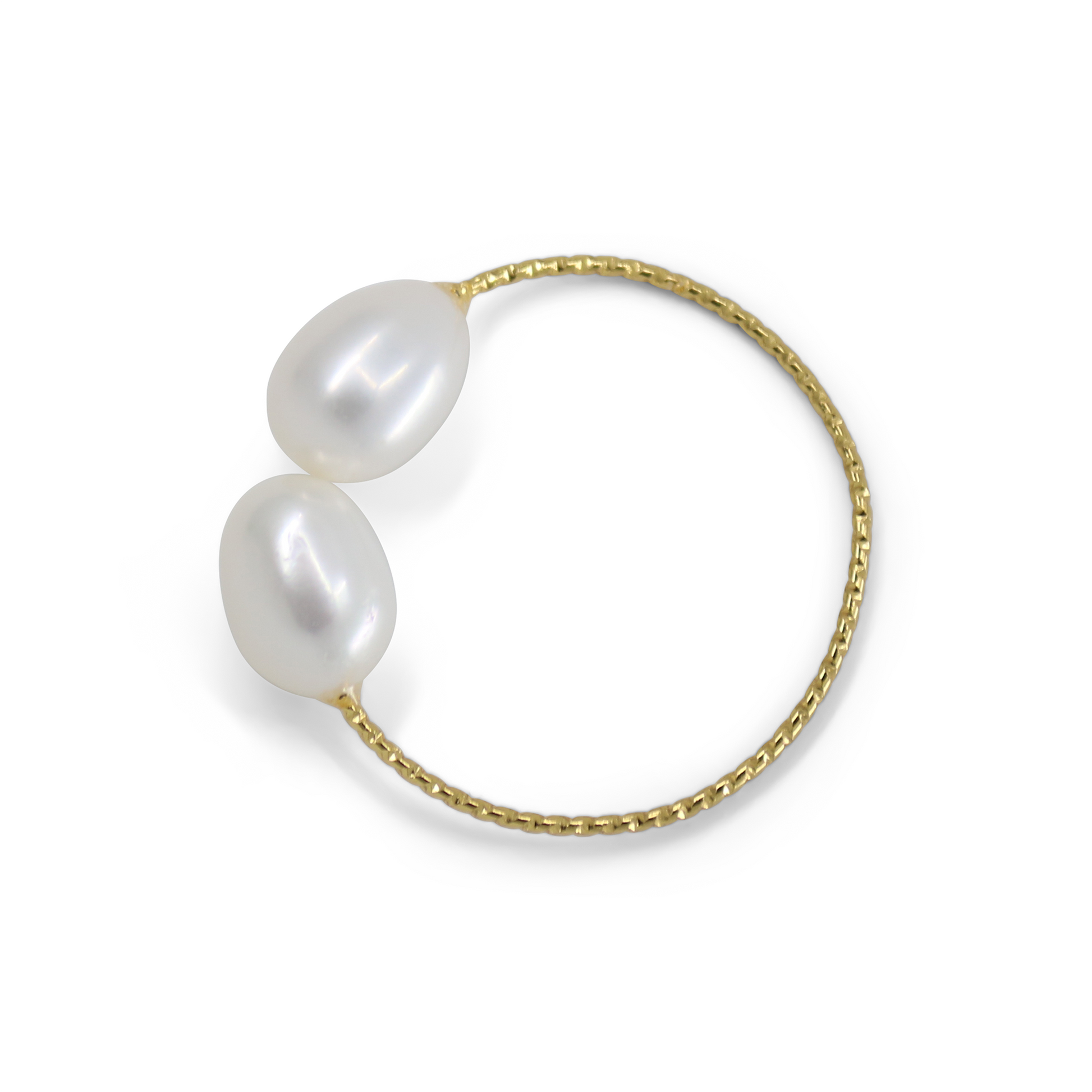 Layla Petite Freshwater Pearl Adjustable Ring – The Freshwater