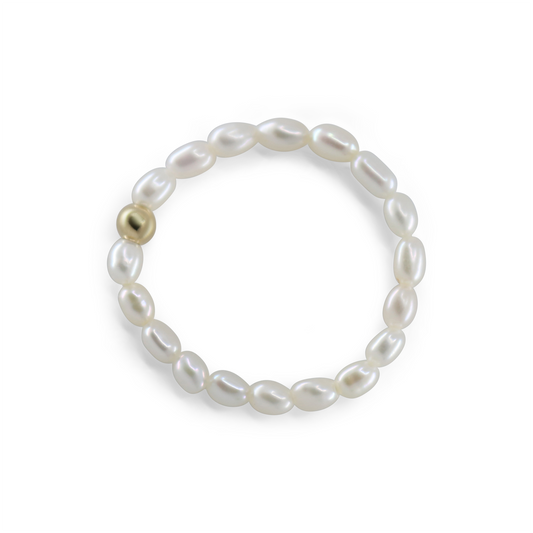 Lulu - Freshwater Pearl Stretch Ring