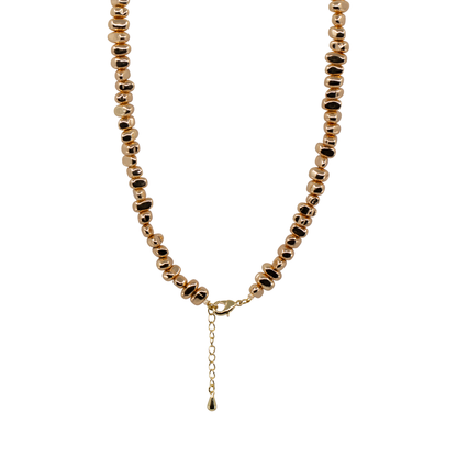 Michele - Gold-Tone and Silver-Tone Bead and Freshwater Pearl Necklace