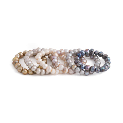 Euphrates - Freshwater pearl stretch bracelet (All 6 colors))