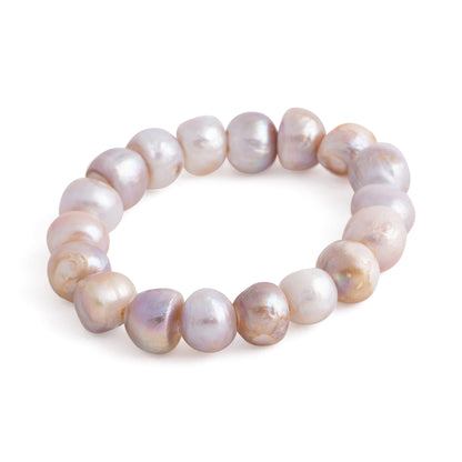 Euphrates - Freshwater pearl stretch bracelet (Natural pearls)