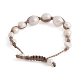 Marmara - Knotted string freshwater pearl bracelet (Clasp)