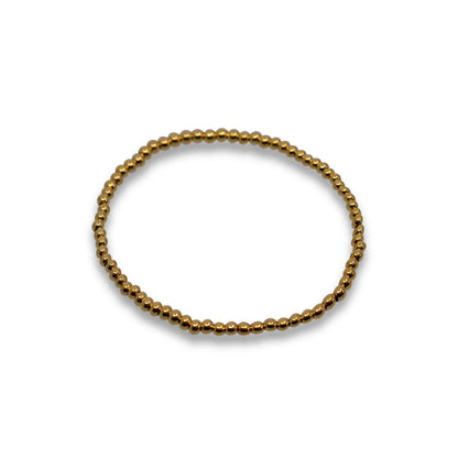 Banda - Gold-Tone Bead Stretch Bracelet