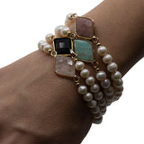 Rio - Freshwater Pearl Stretch Bracelet