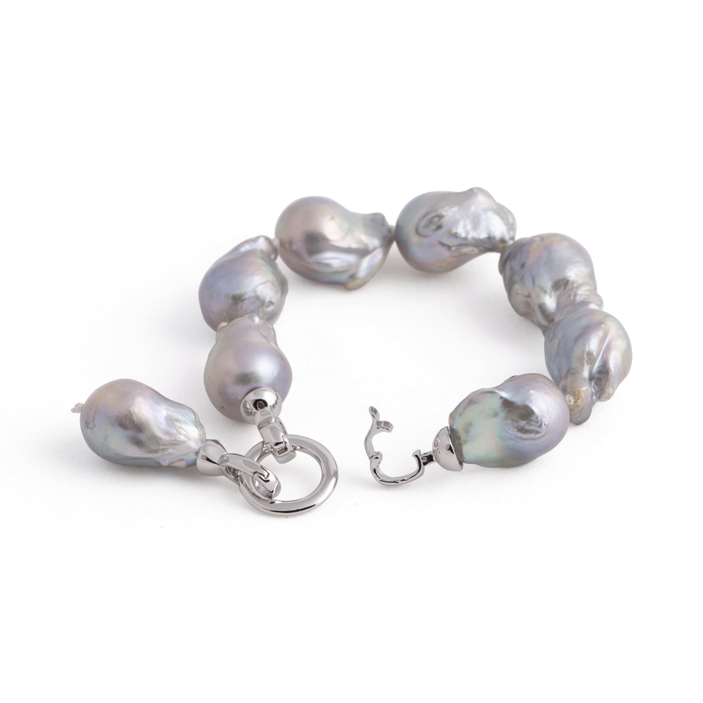 Nile - Baroque pearl charm bracelet (Clasp)