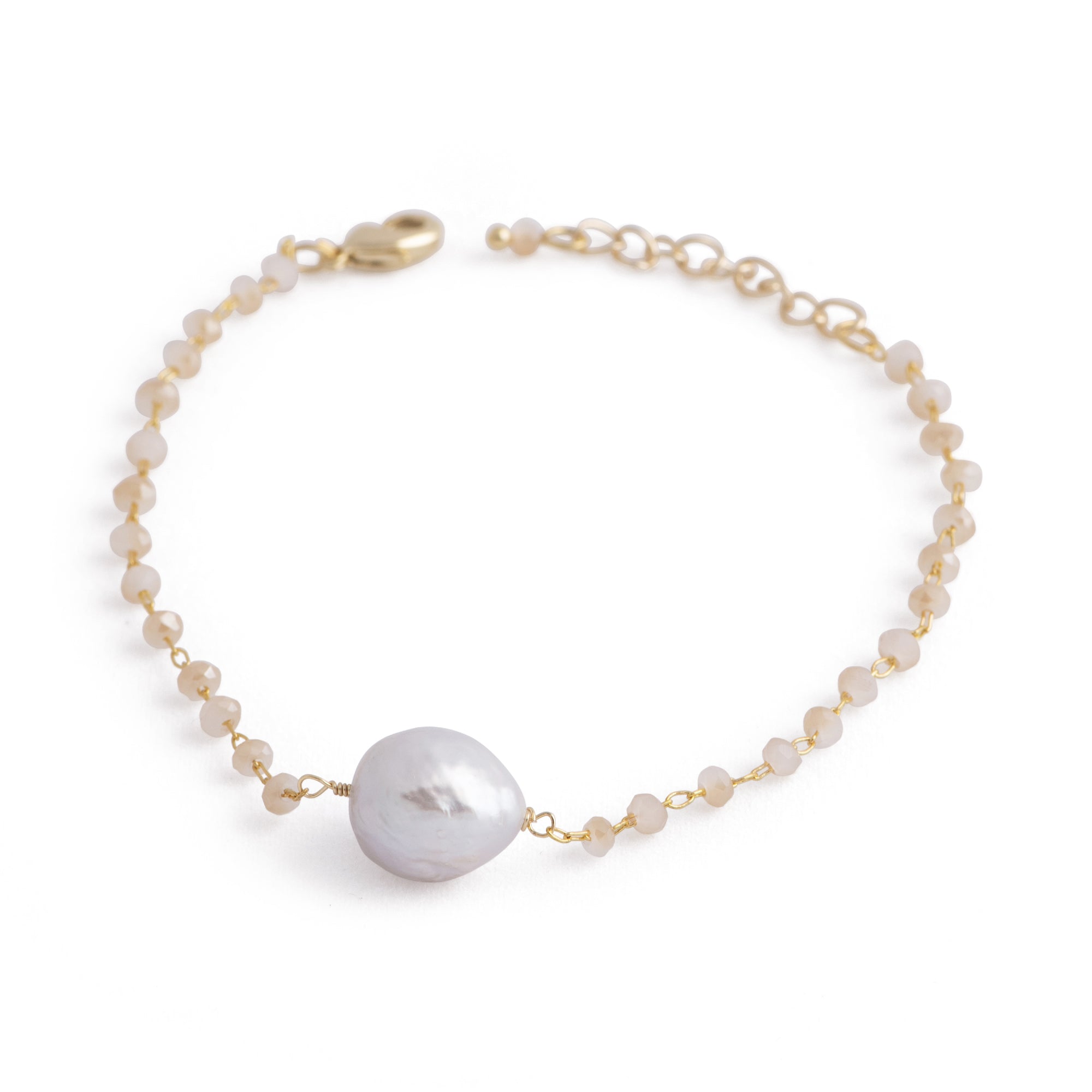 Rose Quartz/White Turquoise Howlite Bracelet – Willow West Jewelry
