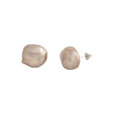 Elara - Large (12 - 15mm) pearl nickle-free earrings (Gold pearls)