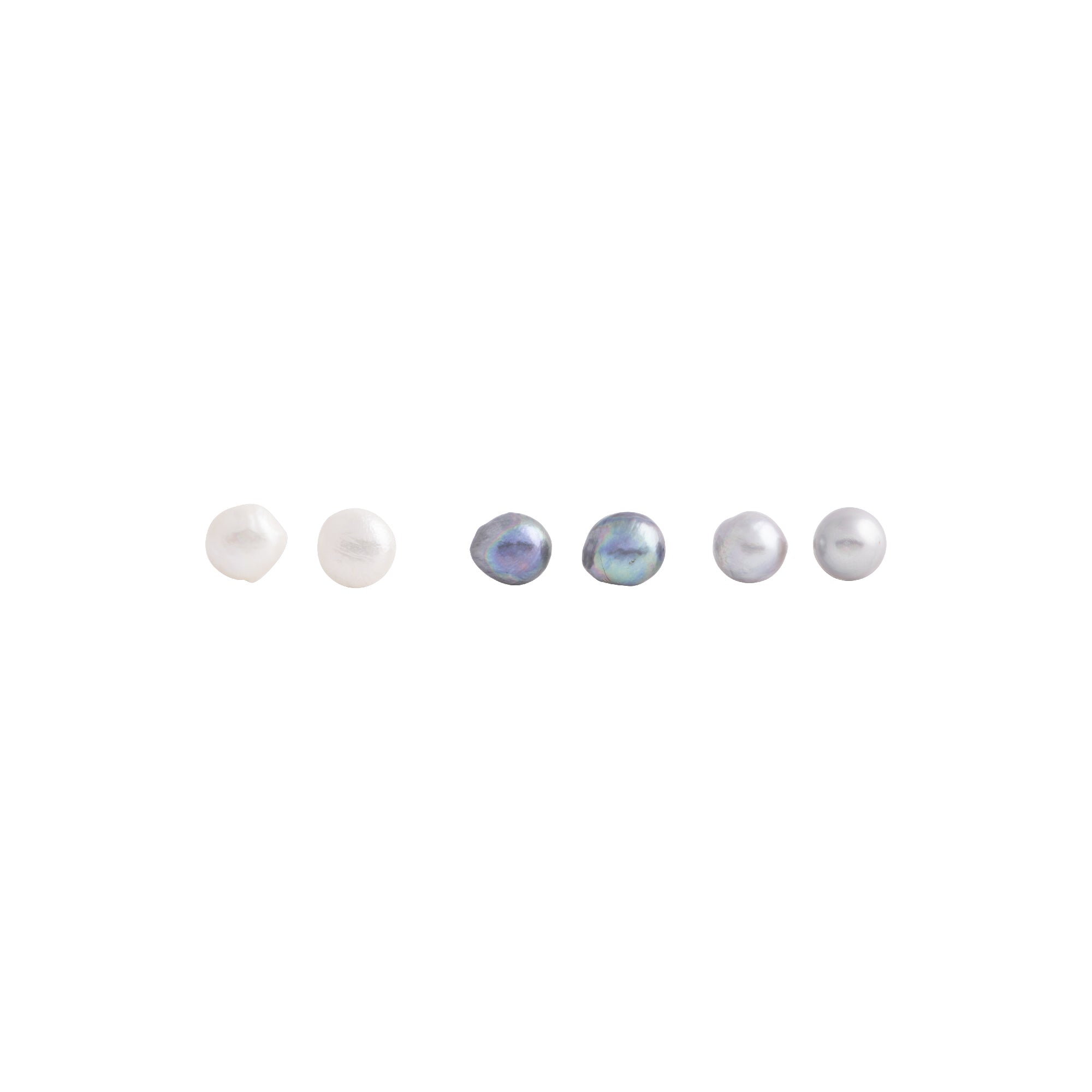 【HYERES LOR】24FW★ H edition SL (W) WH Pearl Earrings 8mm HYERES LOR H Edition Silver Pearl Earrings 6mm on Bunjang