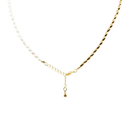Gloria - Gold-Tone and Freshwater Pearl Necklace