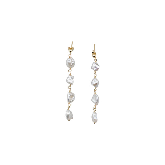 Buy White Pearl Earrings Online in India  GIVA
