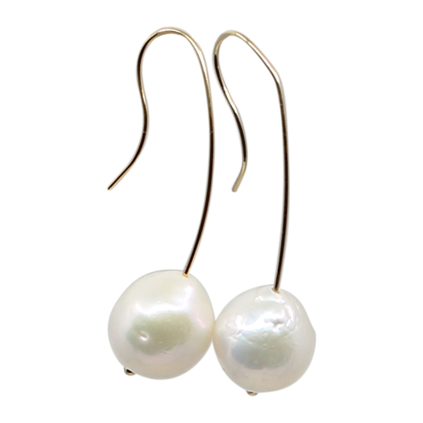 Leilani - Gold-Tone Freshwater Pearl Dangle Earrings