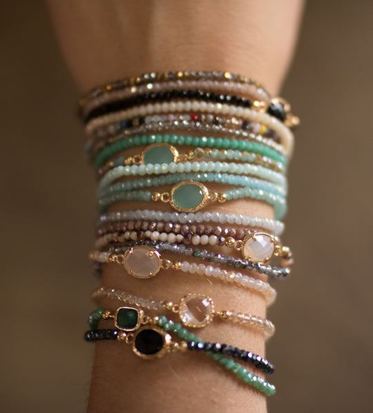 Lena - Crystal stretch bracelet (Wrist)