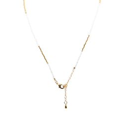 Scarlett - Bead and Freshwater Pearl Necklace