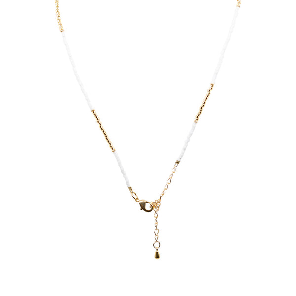 Scarlett - Bead and Freshwater Pearl Necklace