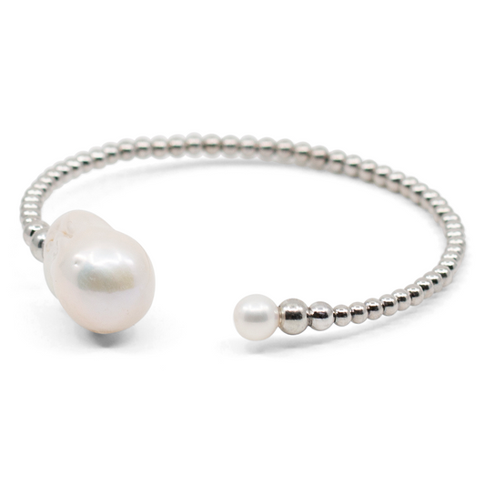 Tasman - Bead and Baroque Pearl Bracelet
