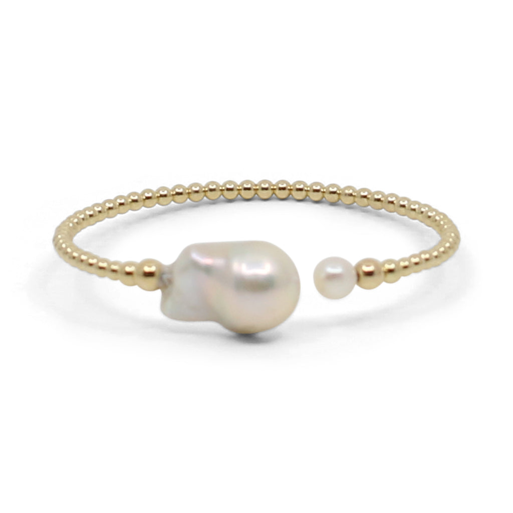 Tasman - Bead and Baroque Pearl Bracelet