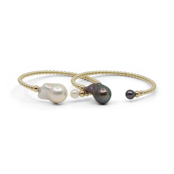 Tasman - Bead and Baroque Pearl Bracelet